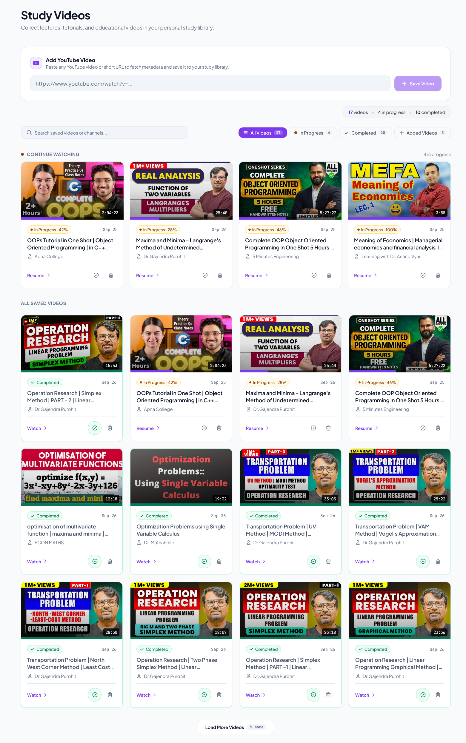 Watch YouTube lectures with video-anchored notes.